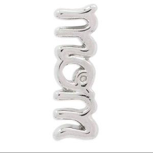 Mom silver charm